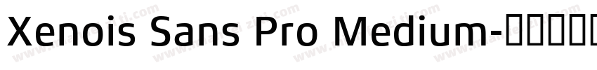 Xenois Sans Pro Medium字体转换